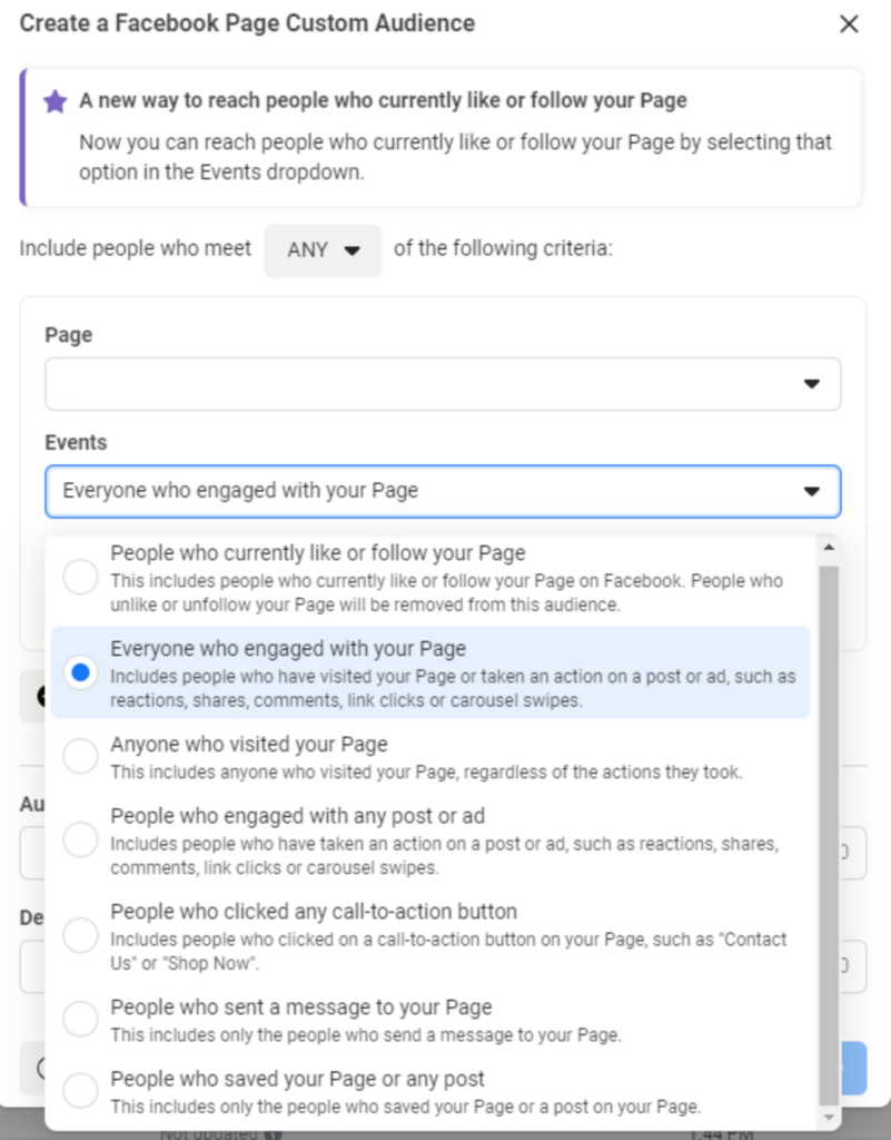 facebook custom audiences after ios 14.6