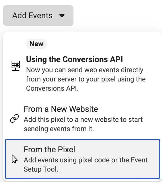 facebook event setup tool