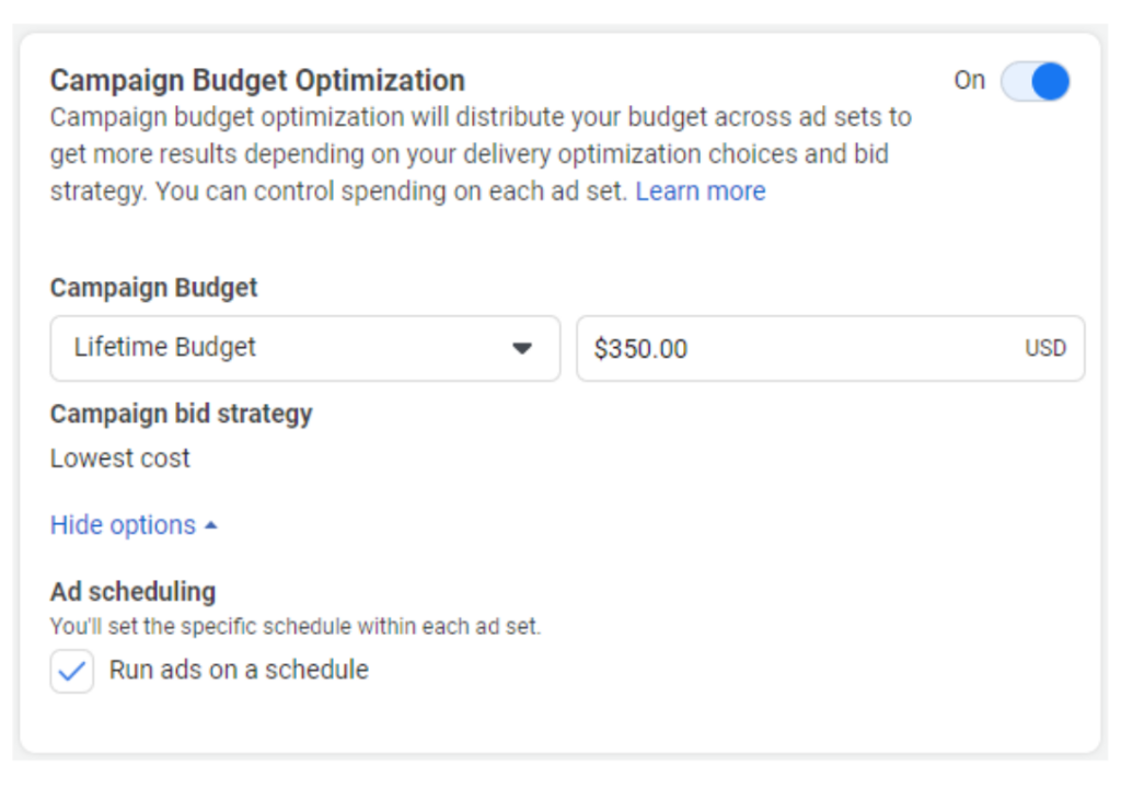 campaign budget optimization